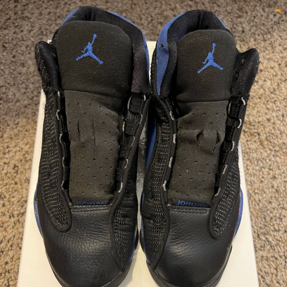Black/blue air Jordan 13